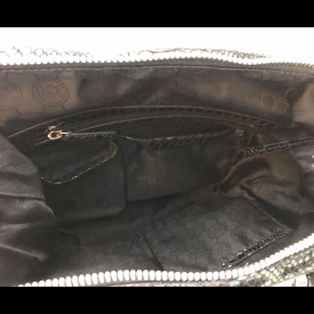 Michael Kors Fulton Leather Pythonembossed Satchel - image 5